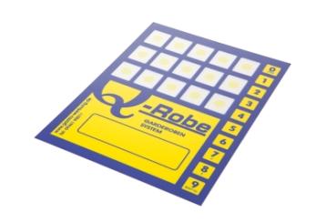 Schablone für Q-Robe Eintrittsticket-Drucker Wertmarken-Drucker